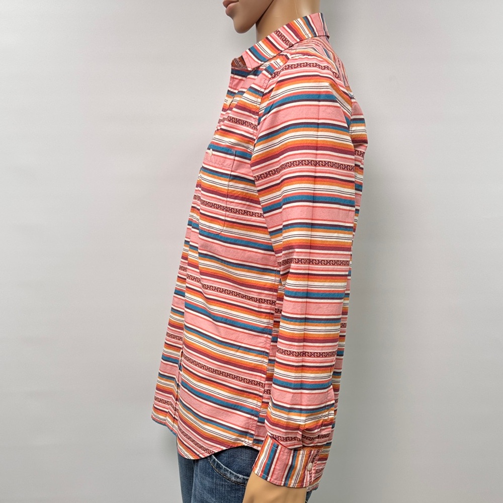 Pendleton Serape Surf Striped Multicolor Board Shirt Size Medium - Picture 8 of 10